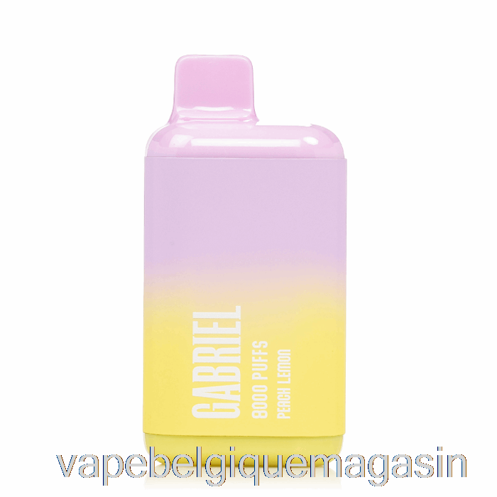 Vape Jus Uwell Gabriel Bf8000 Pêche Citron Jetable